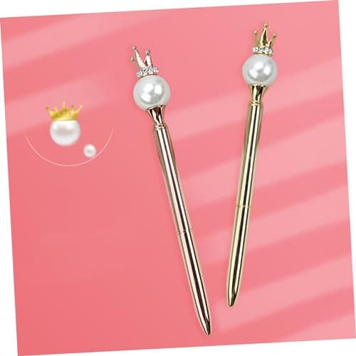 TEHAUX stylo à bille professionnel chic 2 pièces design en émail métal avec clip idéal pour bureau et école