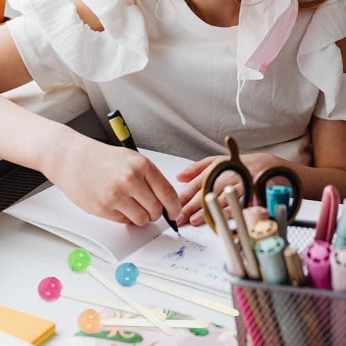 Jojofuny Stylos GelSucette Noir Bureau École Feminin Creatif