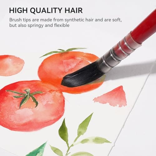 Set de 9 pinceaux Aquarelle pour Artistes
