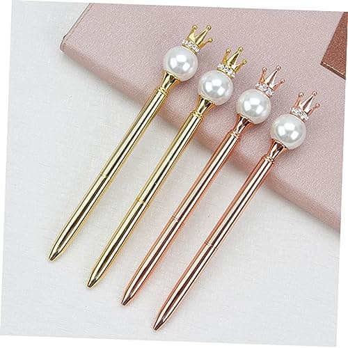 TEHAUX stylo à bille professionnel chic 2 pièces design en émail métal avec clip idéal pour bureau et école