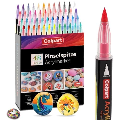 Marqueurs acryliques Colpart pour lettrage - marqueur peinture acrylique Colpart pour fabrication de cartes, peinture su