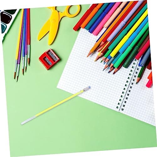 ARTIBETTER Lot de 50 Recharges de Stylos Gel Fluorescentes Colorées Recharge Scolaires pour Étudiants