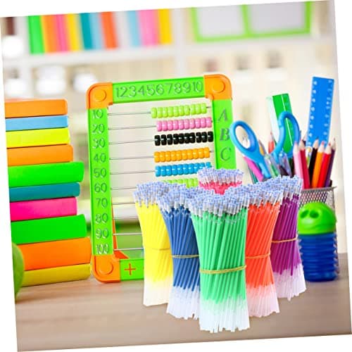 ARTIBETTER Lot de 50 Recharges de Stylos Gel Fluorescentes Colorées Recharge Scolaires pour Étudiants
