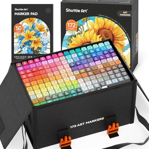 Shuttle Art 240 Feutres a Alcool Adultes Recycled Standard Coloriage Dessin — 171 Couleurs