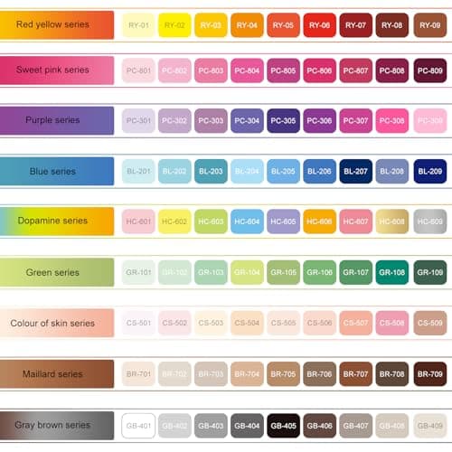 Lyuvie 81 Couleurs Acrylique - Marqueurs Peinture D'eau pour Artisans et Artistes en Pierres, Papier et Tissus - Acrylic