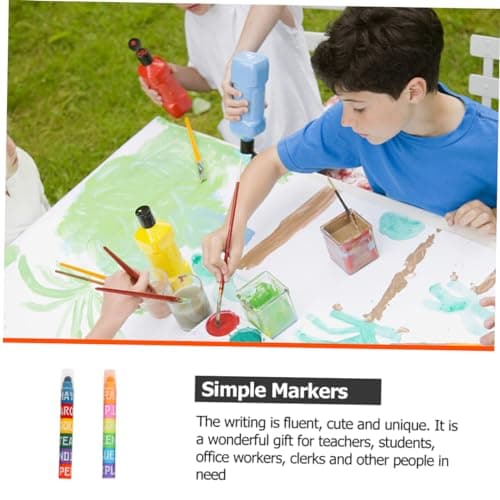 [VILLCASE 2 pièces surligneurs | Stylos à dessin | Étudiants | Scolaire | Couleurs changeantes | Plastique | Dessin et n