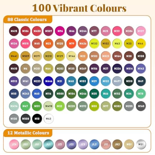 Gelanty - Feutres Acryliques 100 Couleurs Bois Toile Verre Céramique