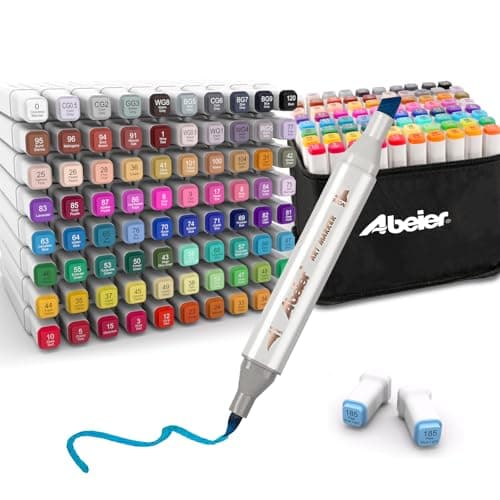 Feutre a alcool 168 couleurs marqueur permanent double pointe pouradultes dessin graffiti DIY art esquisse — 81 Brush