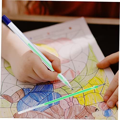 SEWACC 100 Pièces Lot Recharges Stylos Gel Fluorescents Multicolores pour Professionnels et Étudiants - Sans Fuite et Po